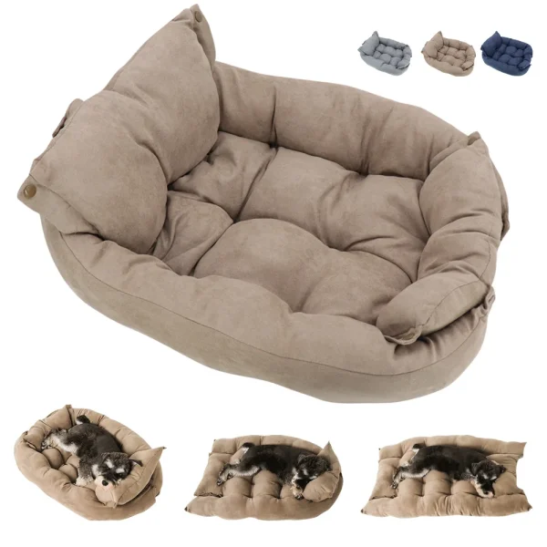 3 IN 1 Dogs Cat Sleeping Bed Sofa